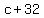 +c+%2B+32+