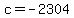 +c+=+-2304+