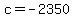 +c+=+-2350+