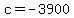+c+=+-3900+