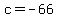 +c+=+-66+