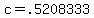 +c+=+.5208333+