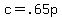 +c+=+.65p+