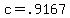 +c+=+.9167+