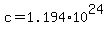 +c+=+1.194+%2A+10%5E24+