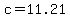 +c+=+11.21+