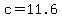 +c+=+11.6+