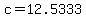 +c+=+12.5333+