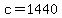 +c+=+1440+