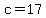 +c+=+17+