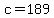 +c+=+189+