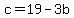+c+=+19+-+3b+