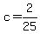 +c+=+2%2F25+