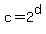 +c+=+2%5Ed+