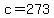 +c+=+273+