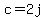 +c+=+2j+