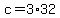 +c+=+3%2A32+