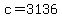 +c+=+3136+