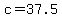 +c+=+37.5+
