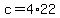 +c+=+4%2A22+
