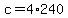 +c+=+4%2A240+