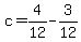 +c+=+4%2F12+-+3%2F12+