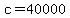 +c+=+40000+