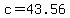 +c+=+43.56+