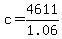 +c+=+4611%2F1.06+