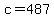 +c+=+487+