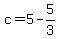 +c+=+5+-+5%2F3+