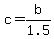 +c+=+b%2F1.5+