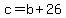 +c+=+b+%2B+26+