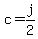 +c+=+j%2F2+