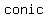 +conic