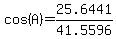 +cos%28+A%29=25.6441%2F41.5596