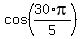 +cos%2830%2Api%2F5%29+