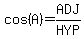 +cos%28A%29=ADJ%2FHYP