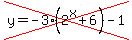 +cross%28y=-3%282%5Ex%2B6%29-1%29