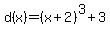 +d%28x%29=%28x%2B2%29%5E3%2B3