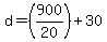+d=%28900%2F20%29%2B30+