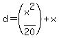 +d=%28x%5E2%2F20%29%2Bx+