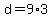 +d=9%2A3