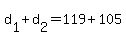 +d%5B1%5D+%2B+d%5B2%5D+=+119+%2B+105+