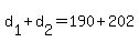 +d%5B1%5D+%2B+d%5B2%5D+=+190+%2B+202+