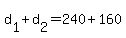+d%5B1%5D+%2B+d%5B2%5D+=+240+%2B+160+