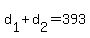 +d%5B1%5D+%2B+d%5B2%5D+=+393+