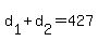 +d%5B1%5D+%2B+d%5B2%5D+=+427+