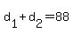 +d%5B1%5D+%2B+d%5B2%5D+=+88+