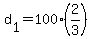 +d%5B1%5D+=+100%2A%282%2F3%29+